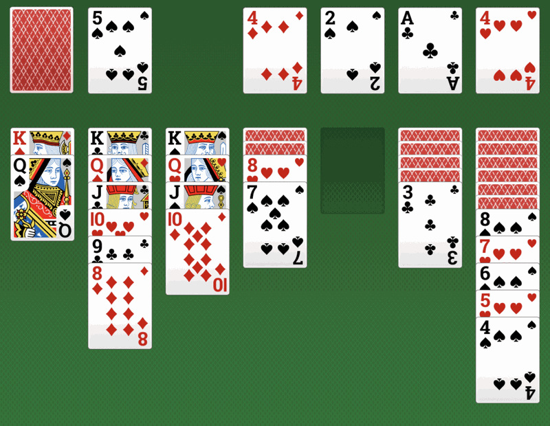 Pasjans klasyczny - sekwencja